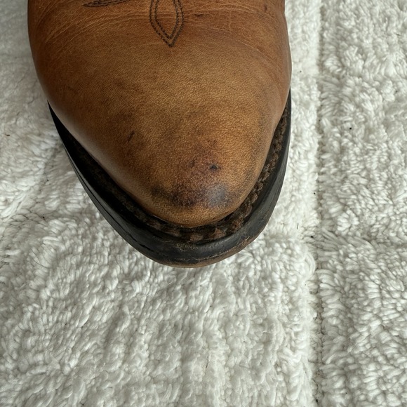 Masterson Mens Western Pull On Work Cowboy Boots Size 10D Leather Rugged - Picture 13 of 13